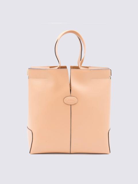 Tod's Tods Light Pink Leather Totes