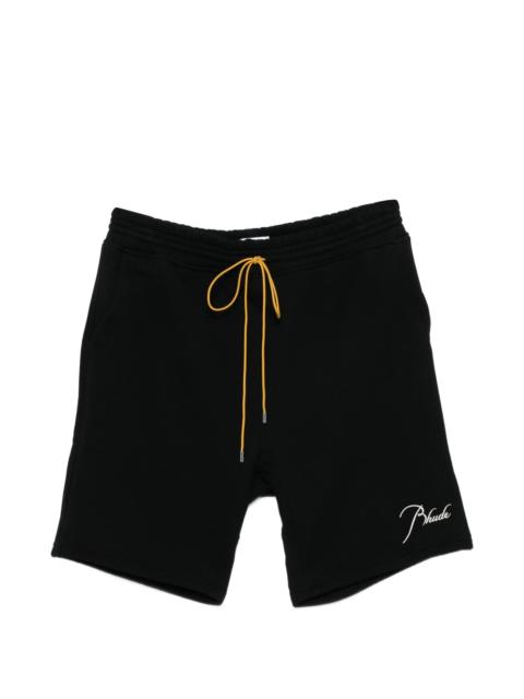 Rhude Rhude Classique Embroidered Shorts