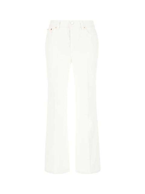 GUCCI White Denim Jeans