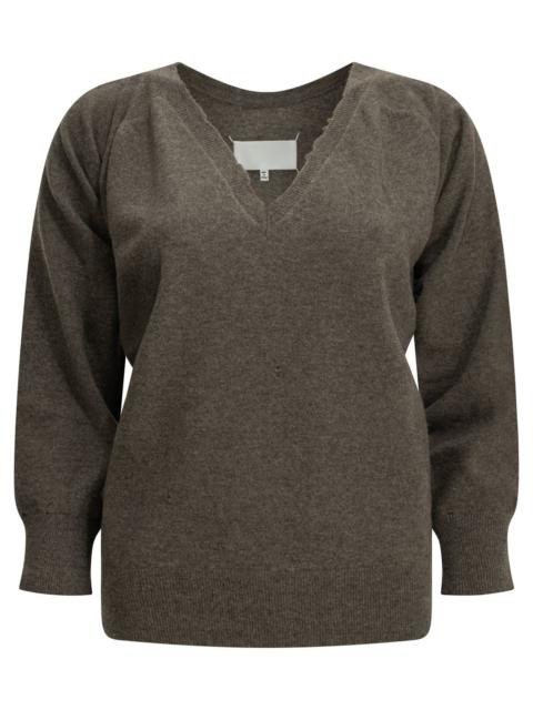 Maison Margiela Maison Margiela "Lived-in" V-neck Sweater