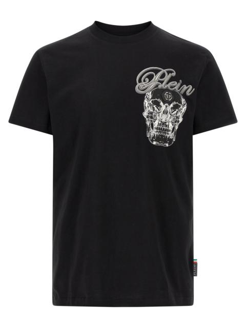 PHILIPP PLEIN Glass Skull T-Shirt Black