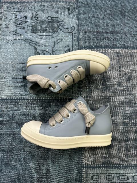Rick Owens Rick Owens Thick-Lace Haze Blue High-Top Sneakers