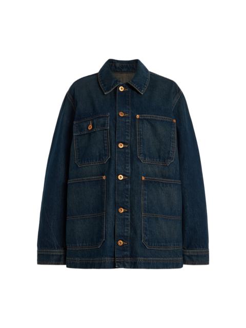 SLVRLAKE Denim Worker Jacket dark wash