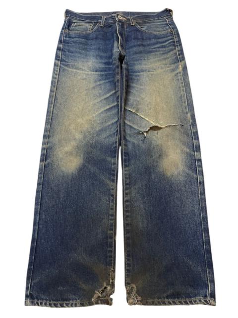 Other Designers Vintage Japanese Brand Mud Wash Style Distress Loose Jeans