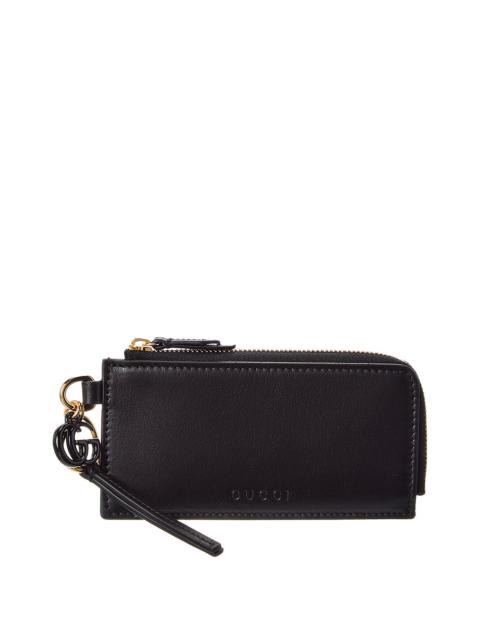GUCCI Gucci Double G Leather Card Case
