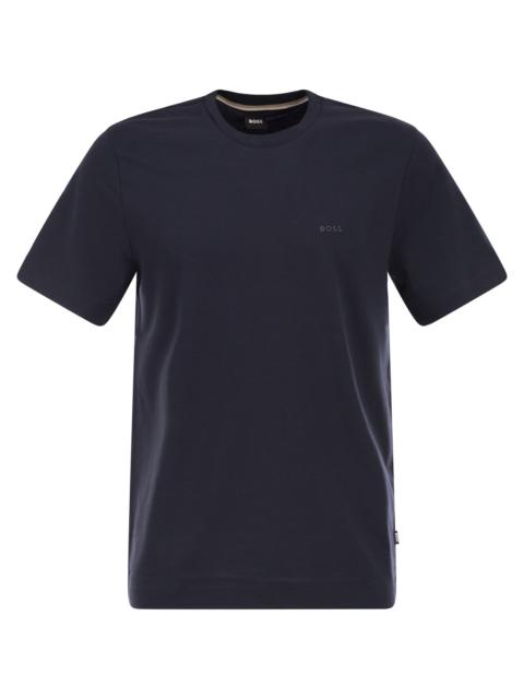 BOSS Boss Men Cotton Jersey T-Shirt With Logo