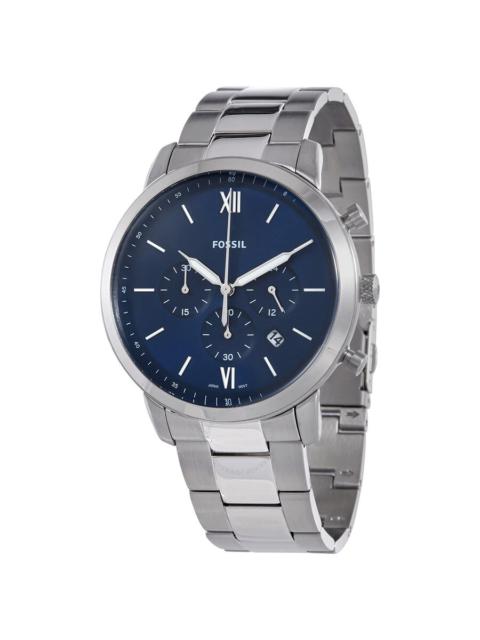 Other Designers Fossil Neutra Chronograph Quartz Blue Dial Men's Watch FS5792
