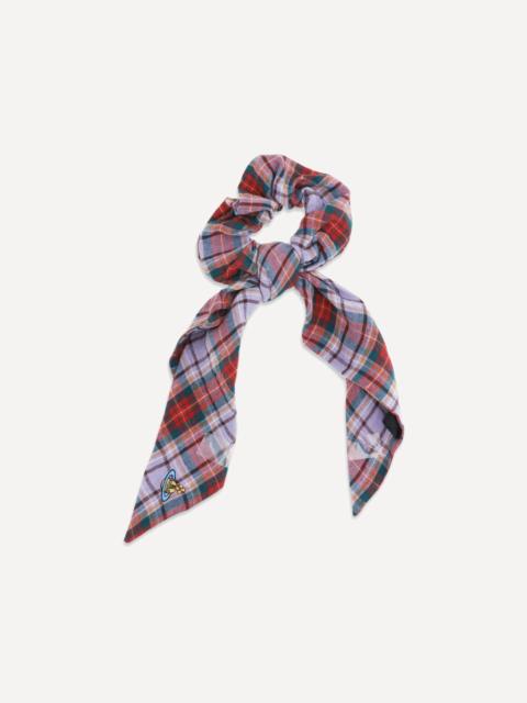 Vivienne Westwood Tartan Large Hair Scrunchie