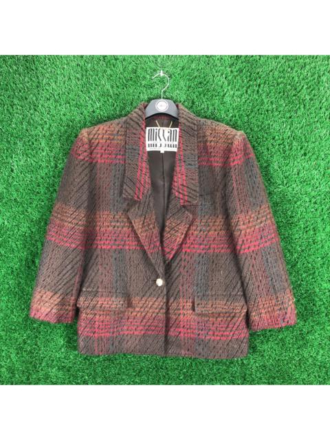 Other Designers Vintage - Vintage 80's Wool Women Coat Blazer Jacket by Missan