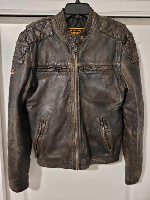 Other Designers Superdry - Real Trials Leather Jacket