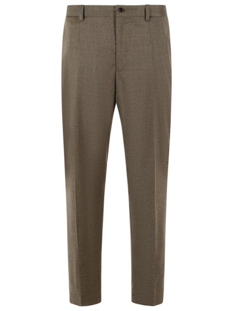 Dolce & Gabbana Dolce & Gabbana Brown Virgin Wool Trousers Men