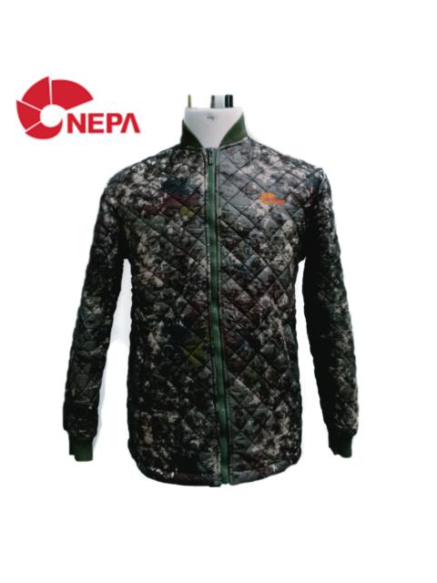 Other Designers Other - NEPA BOMBER PUFFY JACKET WITH DIGITAL MILITARY CAMOUFLAGE