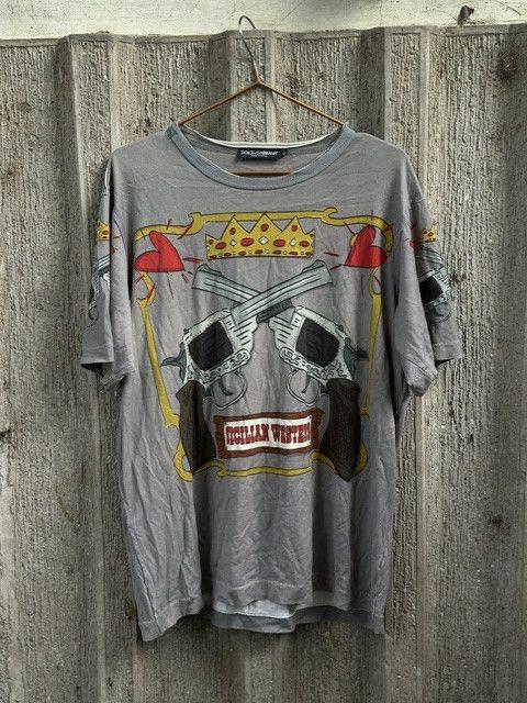 Dolce & Gabbana Dolce & Gabbana "Sicilian Western" Distressed Shirt