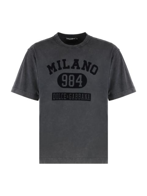 Dolce & Gabbana T-shirt In Cotton With Print