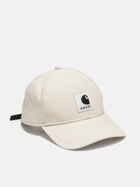 sacai x Carhartt WIP Duck Cap Ivory