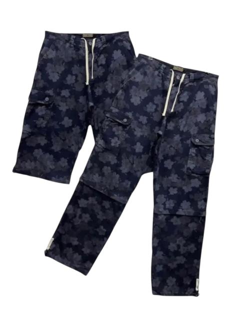 Comme Des Garçons 🔥2-Way Baggy Cargo Full Print Floral Denim Tears Inspired