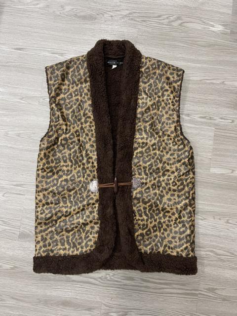 Other Designers Tracey Vest - Steals🔥White Bird Leopard Sherpa Vest