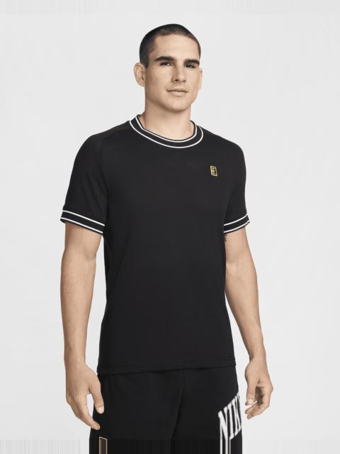 Nike NikeCourt Heritage Men's Short-Sleeve Tennis Top