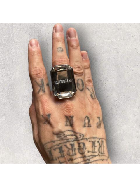 VETEMENTS Vetements Baguette Crystal Ring