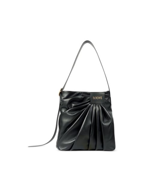 Loewe draped leather tote bag