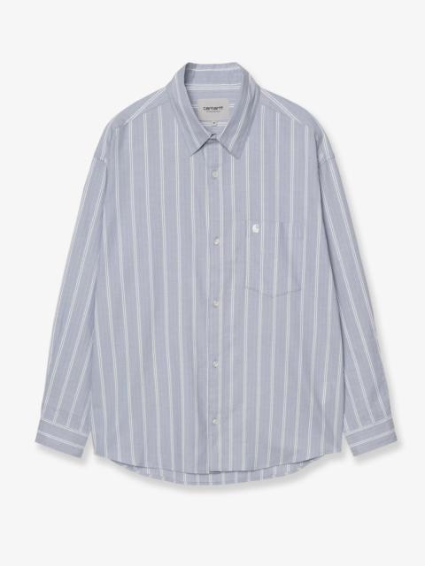 Carhartt Carhartt WIP Beale Striped Cotton Shirt Blue