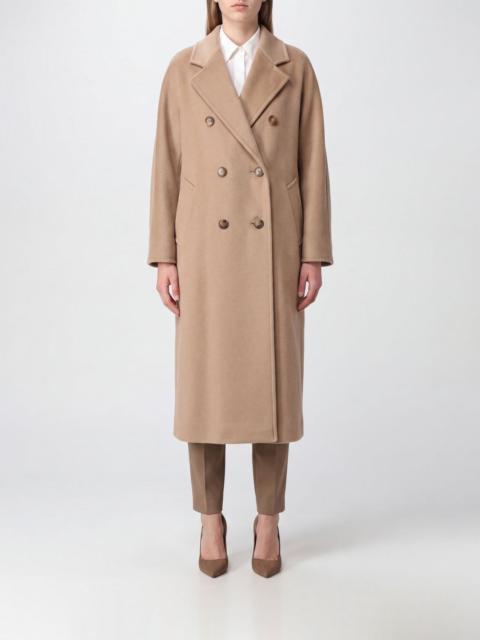 Max Mara Max Mara Women Madame Double-Breasted Long Wool Coat Max Mara With Belt