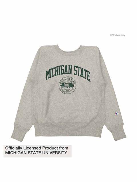 Champion REVERS WEAVE CREW NECK SWEATSHIRT - MICHIGAN STATE - C5-A007