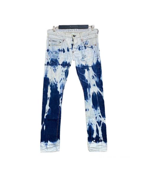 Other Designers Japanese Brand DeeTA Distressed Denim Selvedge Jeans Bleach