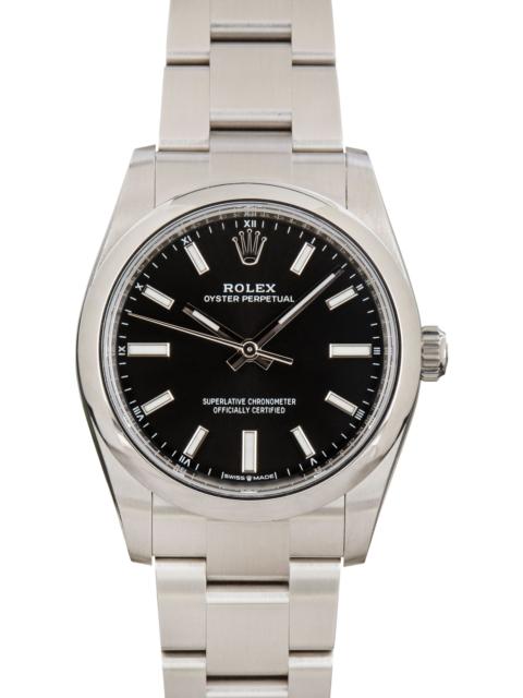 ROLEX Rolex Oyster Perpetual 34 124200 Black Dial