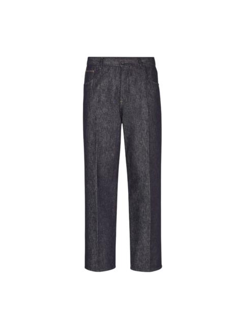 FENDI Fendi Straight-Cut Selleria Jeans, Waist Size 30"