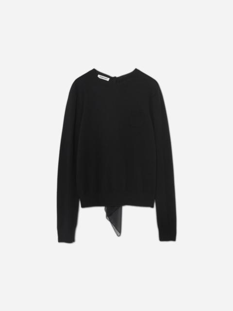 UNDERCOVER Women's Wool Cotton Sweater Black