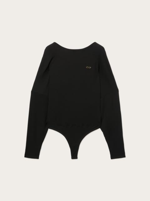 PUCCI CAPE SLEEVE BODYSUIT