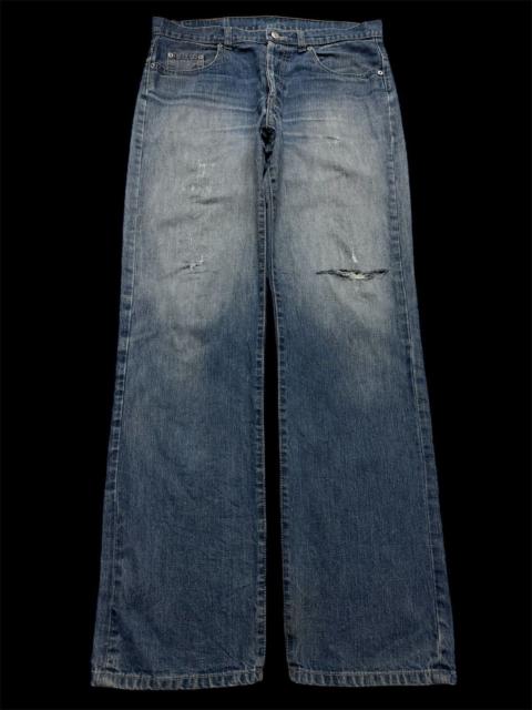 Vintage - 💥Sick 90s Fondamental Wear Sand Washed Faded Distress Jean