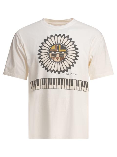 Kapital "piano & Sun Face" T-shirt