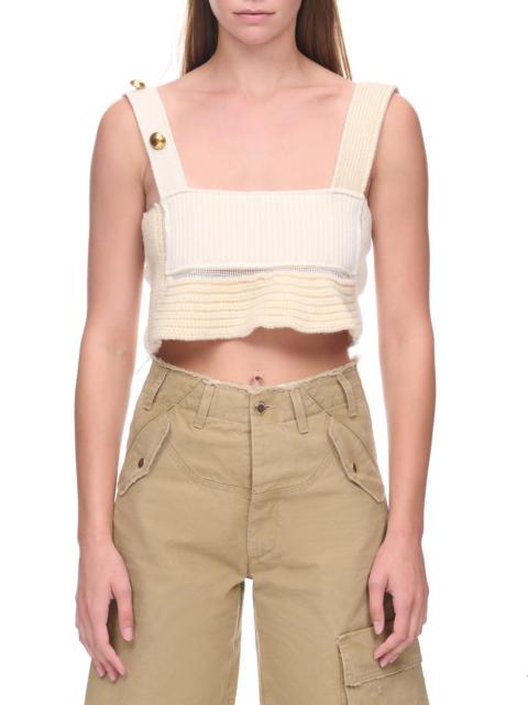 sacai Weaved Knit Top