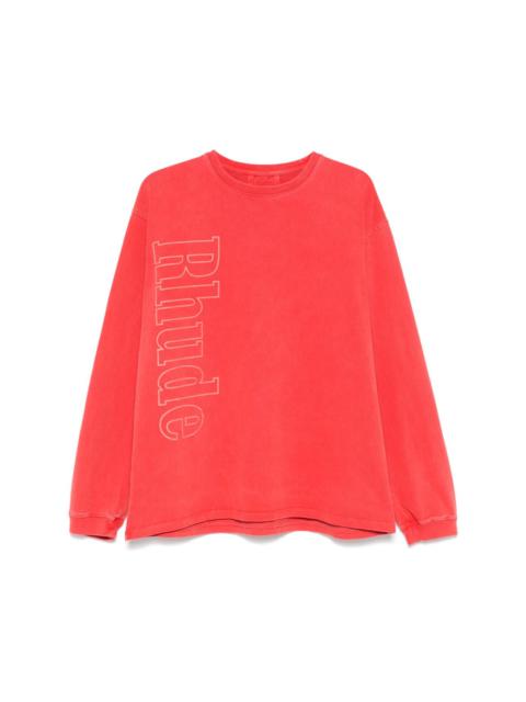 logo longsleev sweatshirt