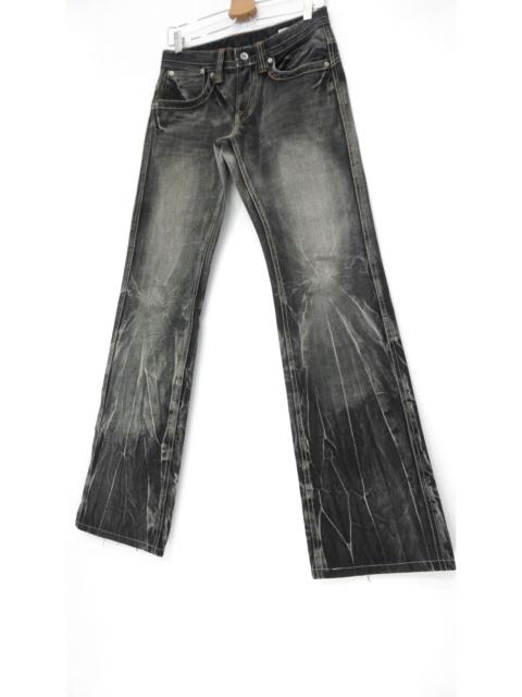 Other Designers Flare 🔥 Semantic Design Vintage Faded Black Acid Wash Jeans