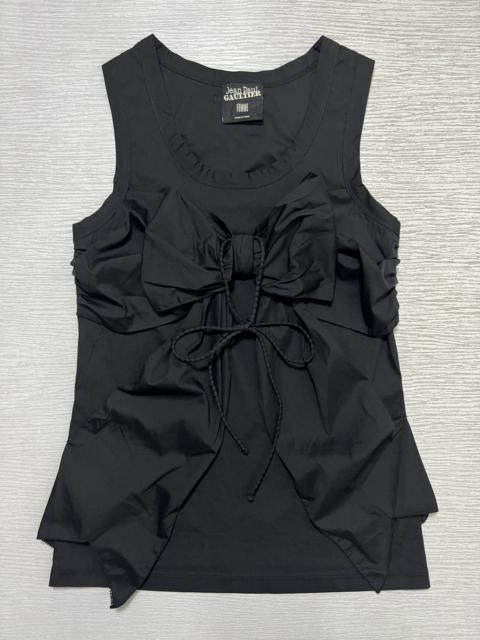 Jean Paul Gaultier Jean Paul Gaultier - Ribbon Ruffled Tank Top
