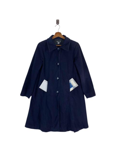 Other Designers agnes b. - VINTAGE AGNES B BUTTON OVERCOAT
