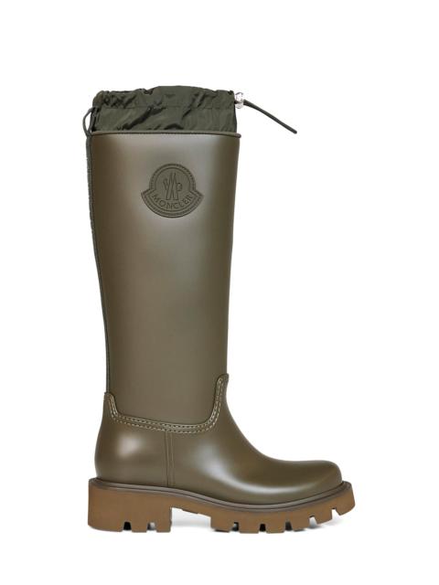 Moncler Moncler Women Olive Green Kickstream High Rain Boots