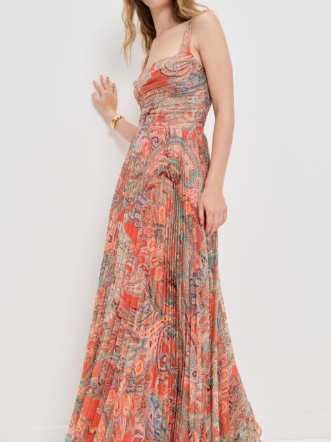 L'AGENCE Torin Pleated Maxi Skirt