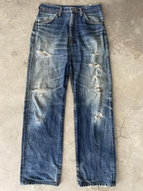 Other Designers Japanese Brand × Vintage × Wrangler - Japanese Brand Selvedge Distressed Jeans