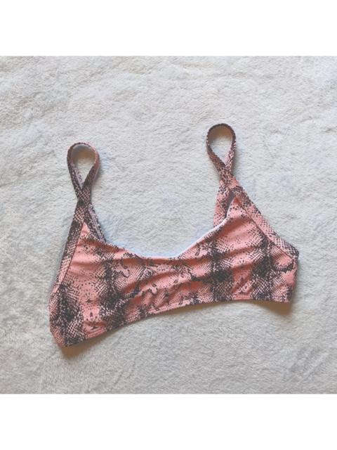 Other Designers Shein Snakeskin Bikini Top Medium