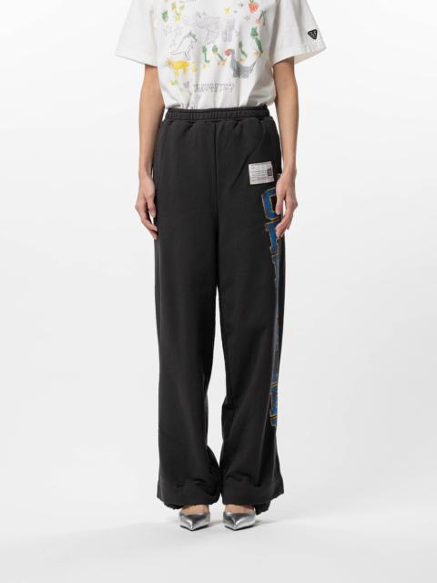 Maison MIHARAYASUHIRO College Print Sweat Pants