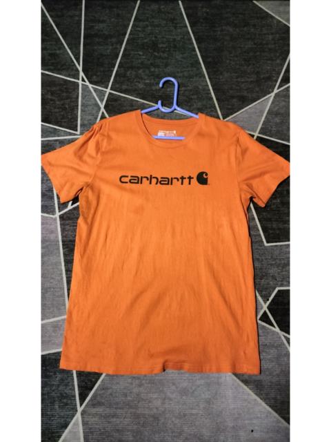 Carhartt Carhartt t shirt spell logo orange colour