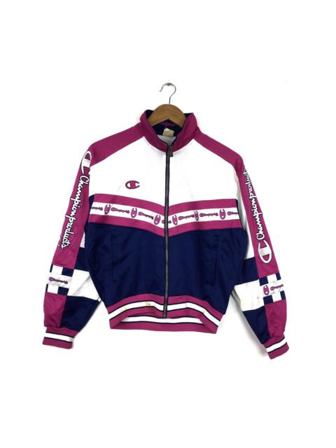 Other Designers Vintage - Vintage CHAMPION USA Striped Basketball Jacket Sweater