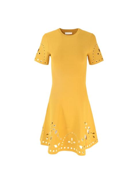 ULLA JOHNSON eyelet-embellished mini dress