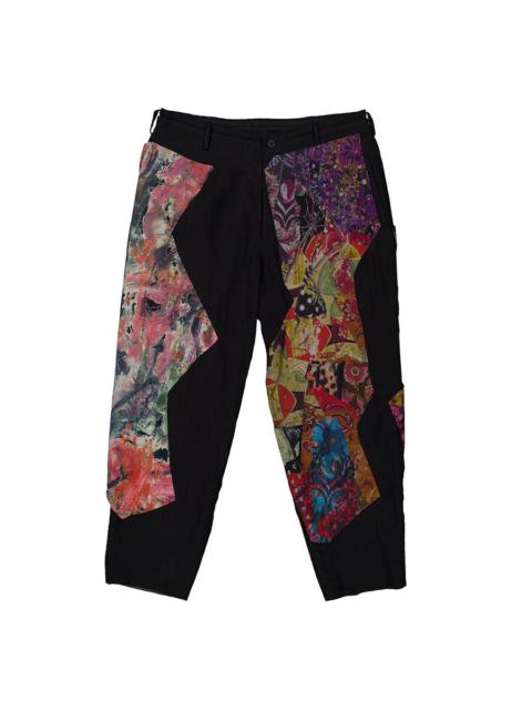 Yohji Yamamoto Yohji Yamamoto Men's Black Y-Patchwork P.L Pants