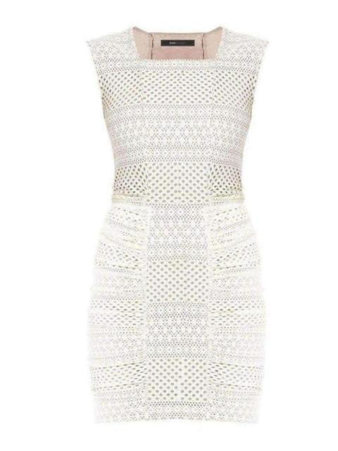 Other Designers Sleeveless Ruched-Side Dress