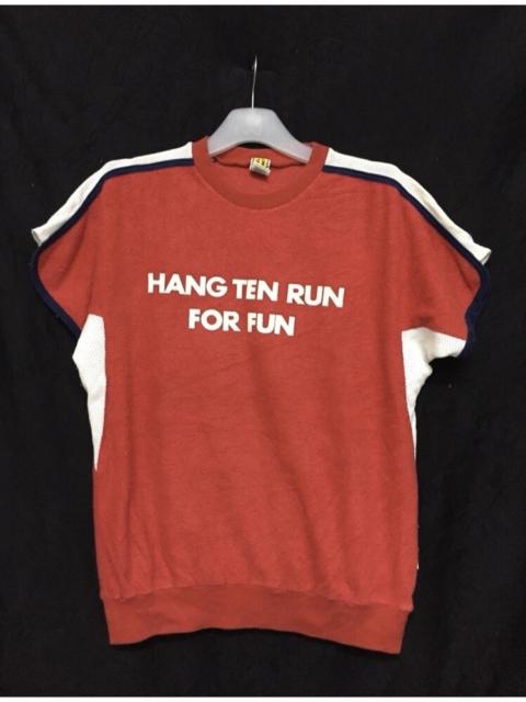 Other Designers Vintage - Vintage 90s Hang Ten Short Sleeve Sweatshirt